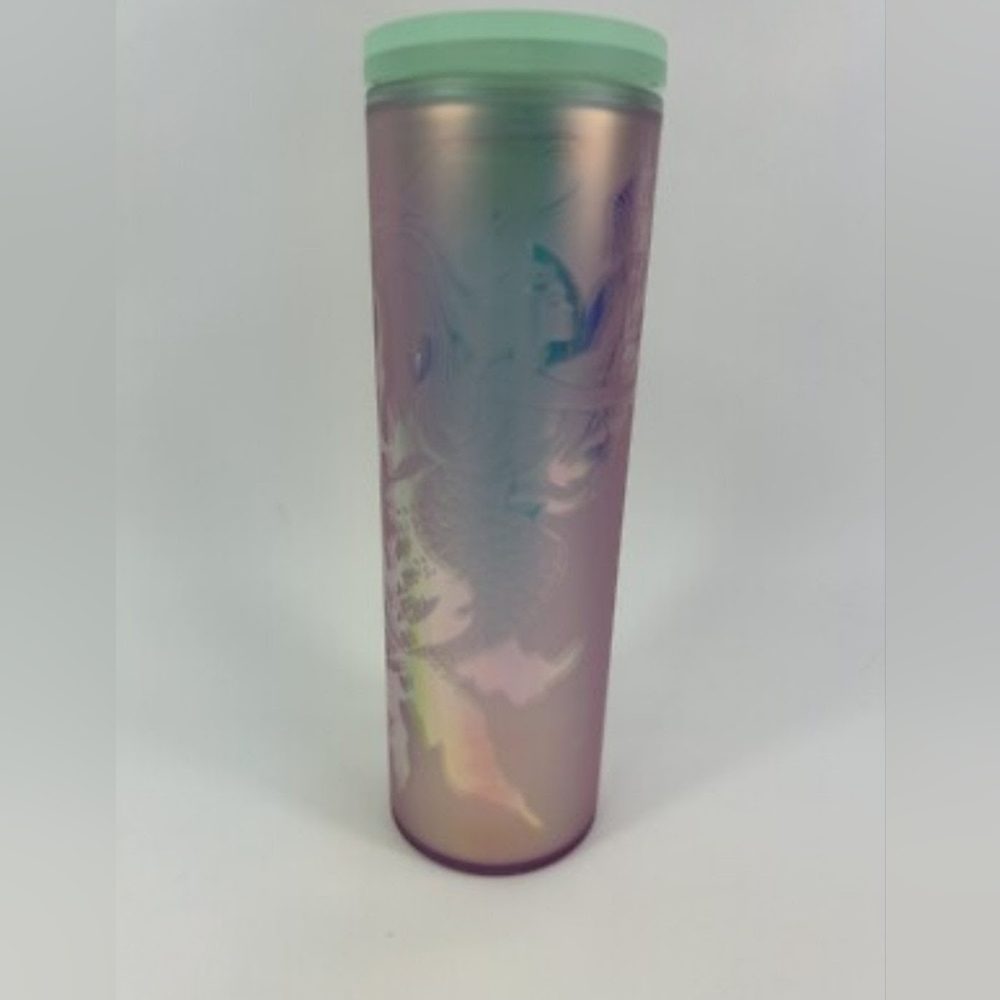 Iridescent Floral Tumbler